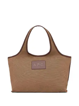 A.P.C.: Коричневая сумка-шоппер 