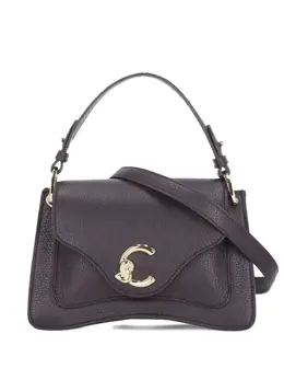 Coccinelle: Фиолетовая сумка-шоппер 