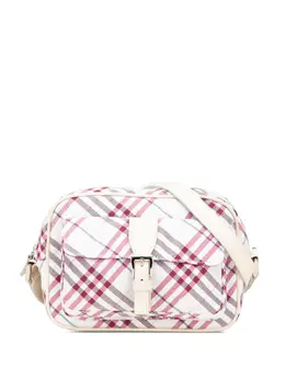 Burberry Pre-Owned: Белая сумка через плечо 