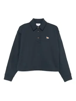 Maison Kitsuné: Синее поло 