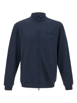 Ea7 Emporio Armani: Синий свитшот 