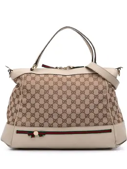 Gucci Pre-Owned: Коричневая сумка 