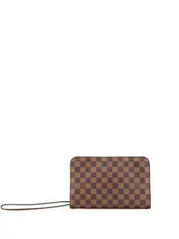 Louis Vuitton Pre-Owned: Коричневый клатч 