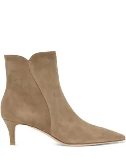 Gianvito Rossi: Светлые ботинки 