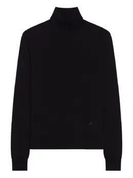 Courrèges: Чёрный свитер 