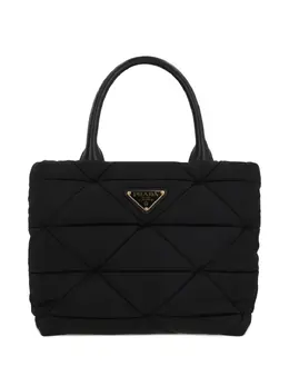 Prada: Чёрная сумка-шоппер 