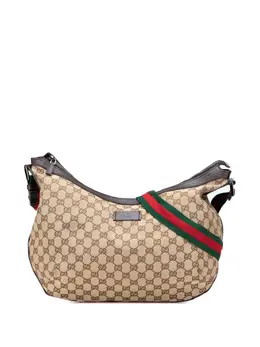 Gucci Pre-Owned: Коричневая сумка через плечо 