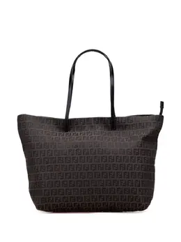 Fendi Pre-Owned: Коричневая сумка-шоппер 