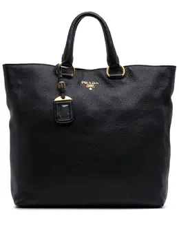 Prada Pre-Owned: Чёрная сумка-шоппер 