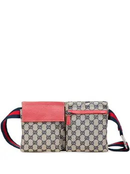 Gucci Pre-Owned: Коричневая поясная сумка 