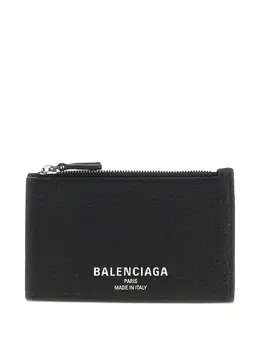 Balenciaga: Чёрный картхолдер 