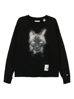Maison MIHARA YASUHIRO: Свитшот с принтом 