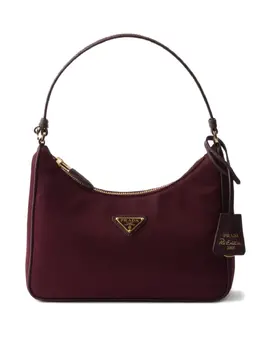 Prada: Бордовая сумка 