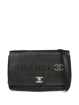CHANEL Pre-Owned: Чёрная сумка 