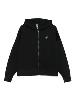 adidas by Stella McCartney: Чёрная толстовка 