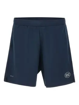 Ea7 Emporio Armani: Синие шорты 