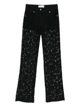 Blumarine: Брюки с растительным принтом 