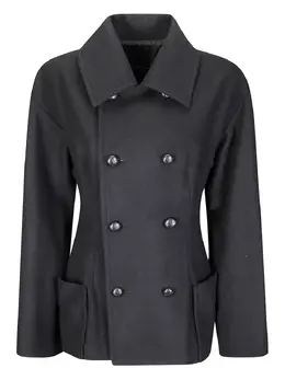 Yohji Yamamoto: Двубортное пальто 