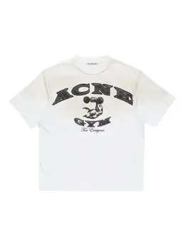 Acne Studios: Футболка с принтом 