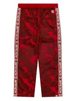 AAPE BY *A BATHING APE®: Красные брюки 