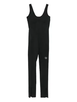 adidas by Stella McCartney: Чёрный комбинезон 