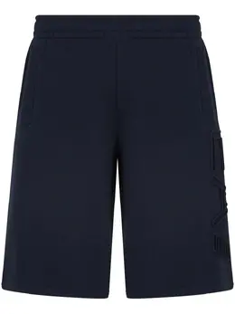 Ea7 Emporio Armani: Синие шорты 