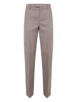 MM6 Maison Margiela: Брюки из шерсти 
