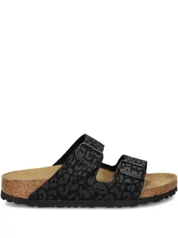 Birkenstock: Чёрные сандалии 