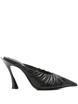 Mugler: Чёрные сабо 
