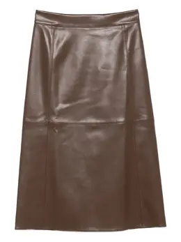 'S Max Mara: Кожаная юбка 
