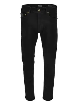 Versace Jeans Couture: Чёрные джинсы 