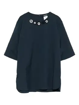 'S Max Mara: Голубая футболка 