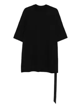 Rick Owens DRKSHDW: Чёрная футболка  Jumbo