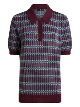ETRO: Жаккардовое поло 