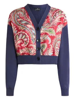 ETRO: Кардиган с принтом 