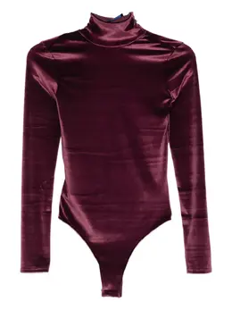 Mugler: Бордовый боди 