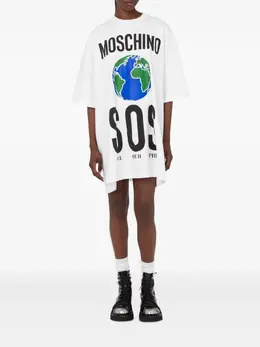 Moschino: Футболка с принтом 