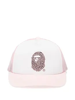 A BATHING APE®: Розовая кепка 