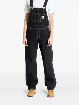 Carhartt WIP: Чёрный комбинезон 