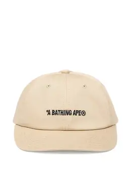 A BATHING APE®: Бежевая кепка 