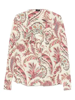 ETRO: Блуза с принтом 