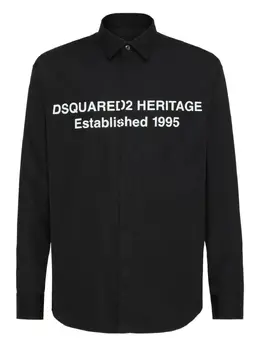 DSQUARED2: Рубашка с принтом 