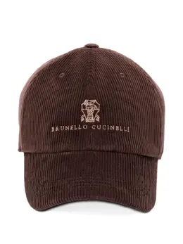 Brunello Cucinelli: Коричневая кепка 