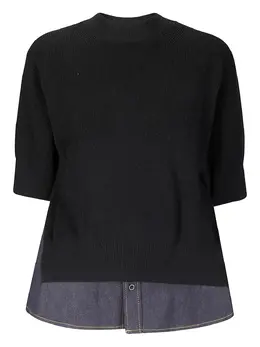 sacai: Джинсовый топ 