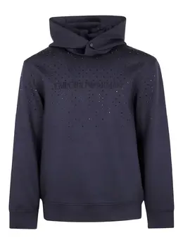 Emporio Armani: Толстовка со стразами 