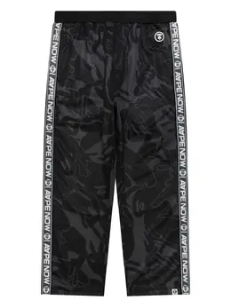 AAPE BY *A BATHING APE®: Чёрные брюки 
