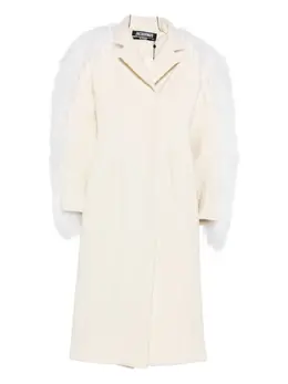 Jacquemus: Белое пальто 