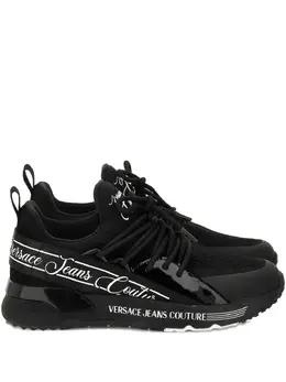 Versace Jeans Couture: Чёрные кроссовки 