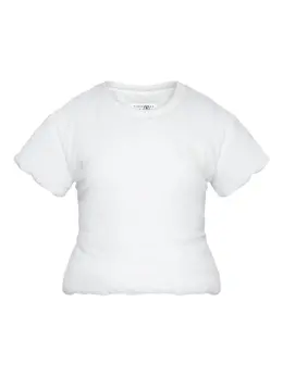 MM6 Maison Margiela: Хлопковая футболка 