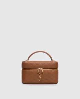 Saint Laurent: Коричневая сумка  Gaby